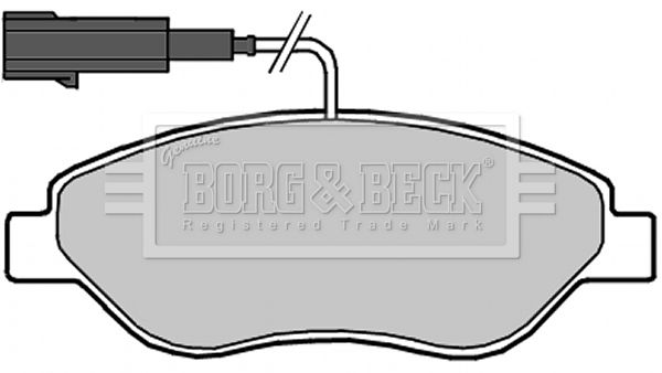 BORG & BECK Jarrupala, levyjarru BBP2318